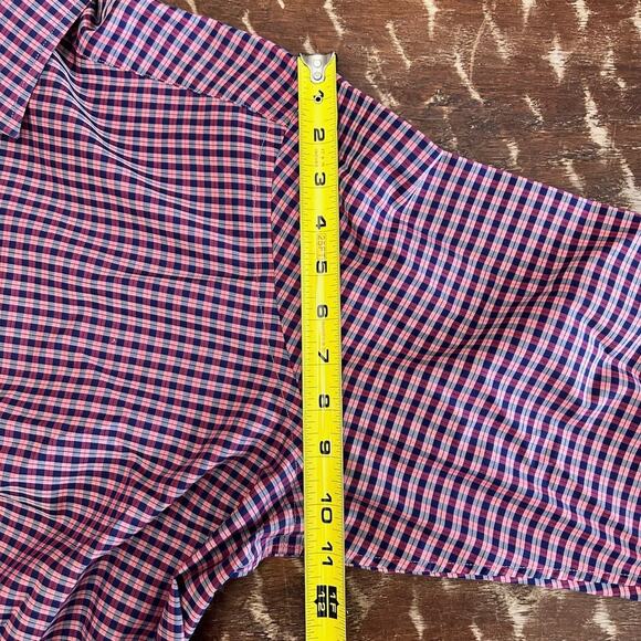 Eton Dress Shirt Mens 18 46 (2XL) Contemporary Fit Multicolor Check Casual - Picture 6 of 11